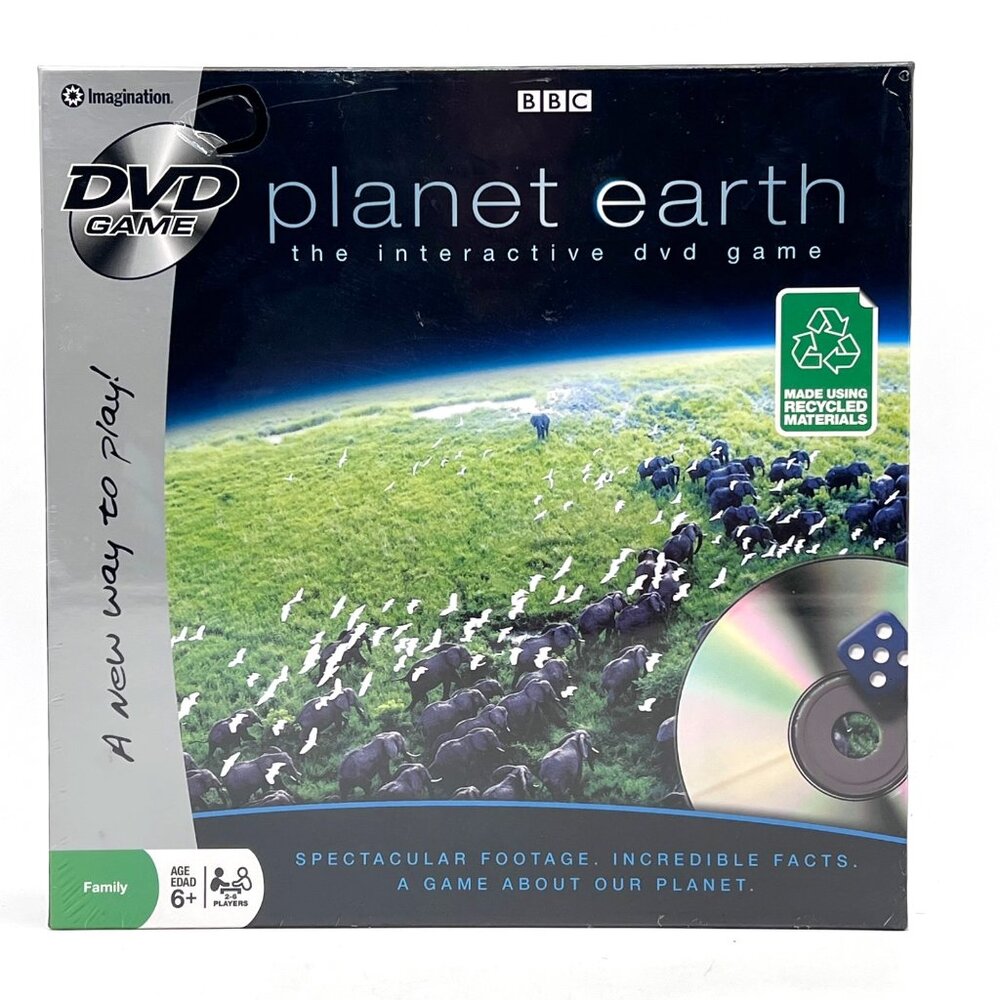 BBC Planet Earth Interactive DVD Game Family Age 6+ Wildlife Creatures Landscape